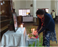 A solemn prayer service