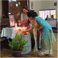 A solemn prayer service