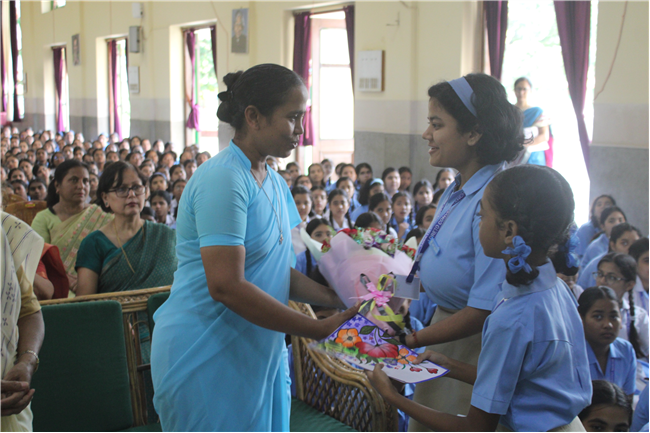 Welcome Our New Principal(Sr. K. Clara)