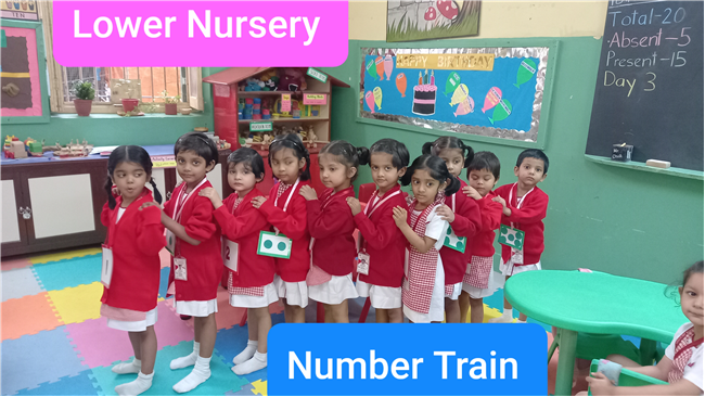 Number Train of Lower Nursery