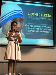 Special Assembly on Mother Teresa
