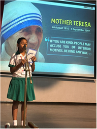 Special Assembly on Mother Teresa