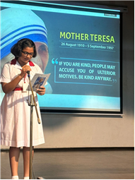 Special Assembly on Mother Teresa