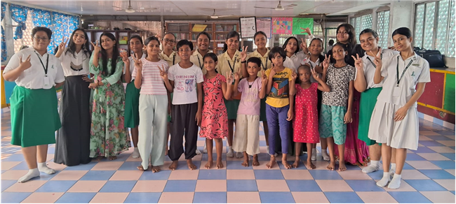 Diwali Celebration with Rainbow students at Loreto Sealdah
