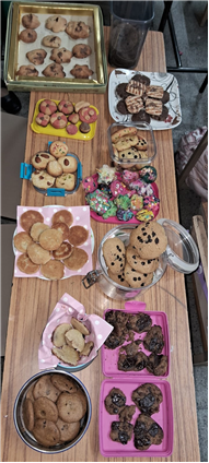 Vocational Education ( handicraft) class 6s. Display and decoration of homemade cookies. Date: 14.8.25