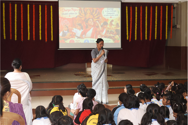 Junior School Durga Puja Special Assembly