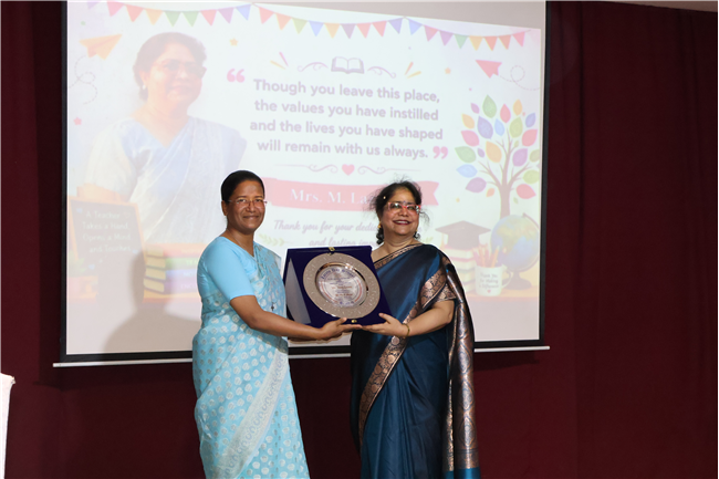 Farewell & Felicitation Program of Ms.M.Lazarus