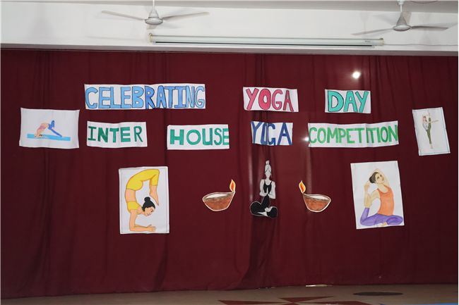 Celebrating International Yoga Day and Inter-House Yoga Competition Report