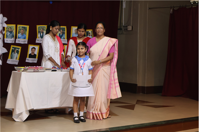 Prize Distribution Ceremony for Silver zone Olympiad Foundation Exam 2025-26