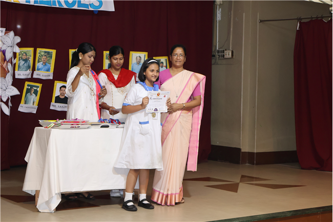 Prize Distribution Ceremony for Silver zone Olympiad Foundation Exam 2025-26
