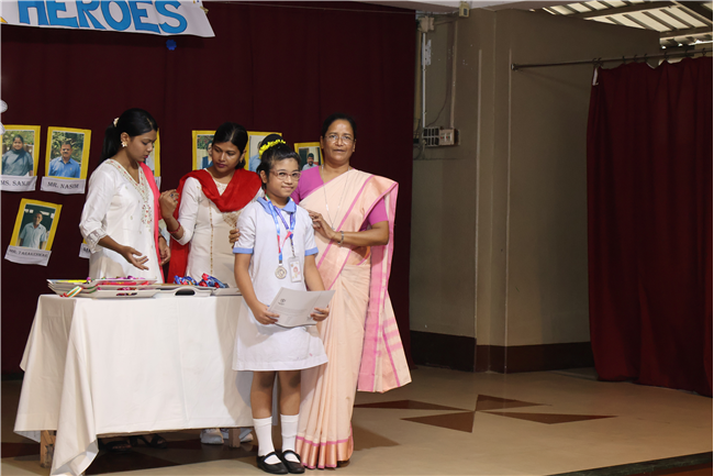 Prize Distribution Ceremony for Silver zone Olympiad Foundation Exam 2025-26