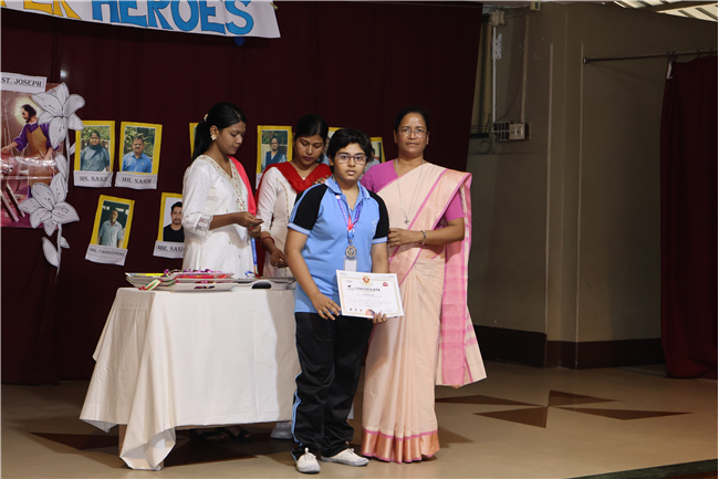 Prize Distribution Ceremony for Silver zone Olympiad Foundation Exam 2025-26
