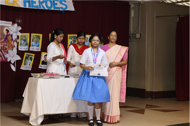 Prize Distribution Ceremony for Silver zone Olympiad Foundation Exam 2025-26