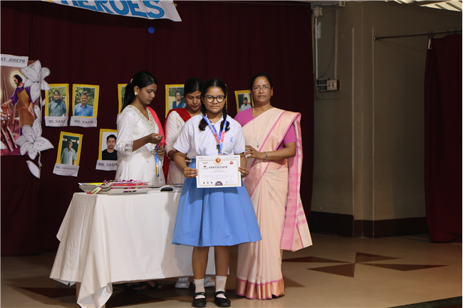 Prize Distribution Ceremony for Silver zone Olympiad Foundation Exam 2025-26