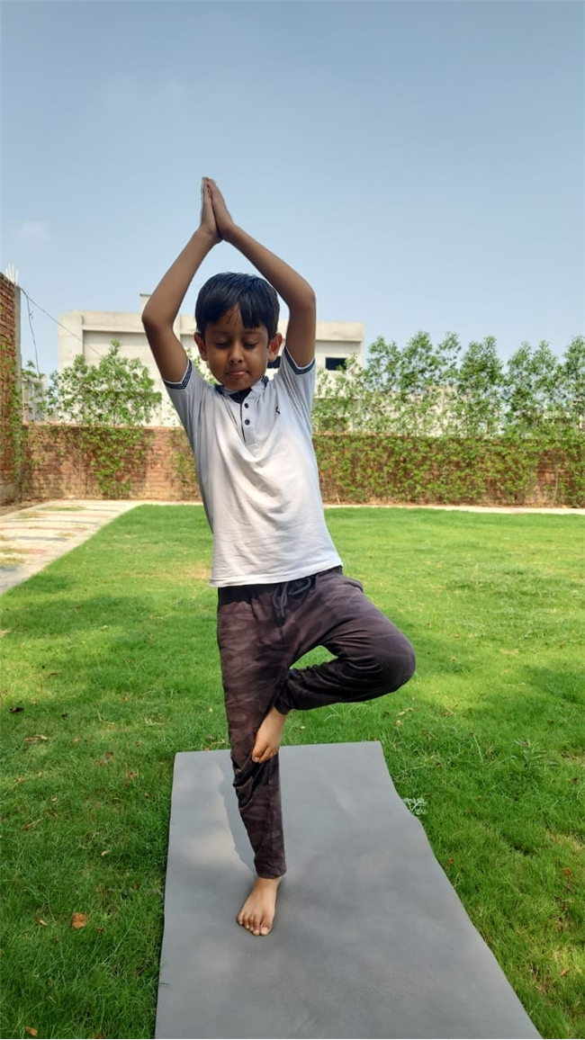 *International Yoga Day Celebration at Little Flower Convent School*