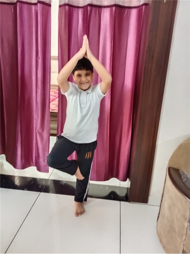 *International Yoga Day Celebration at Little Flower Convent School*