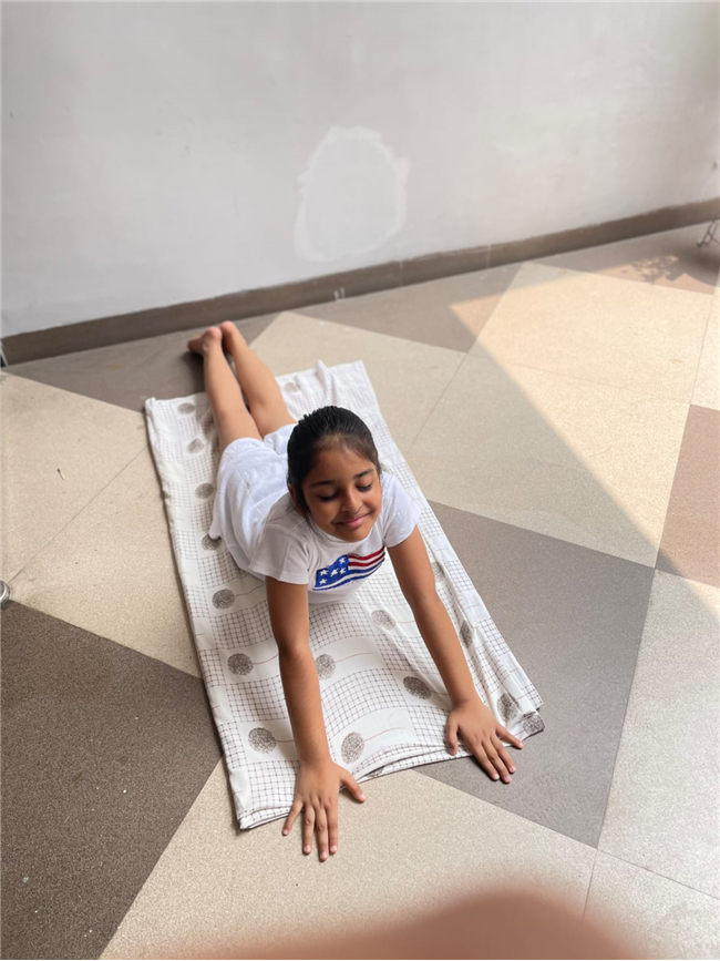 *International Yoga Day Celebration at Little Flower Convent School*