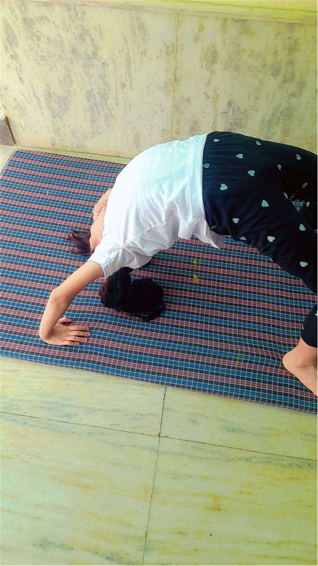 *International Yoga Day Celebration at Little Flower Convent School*