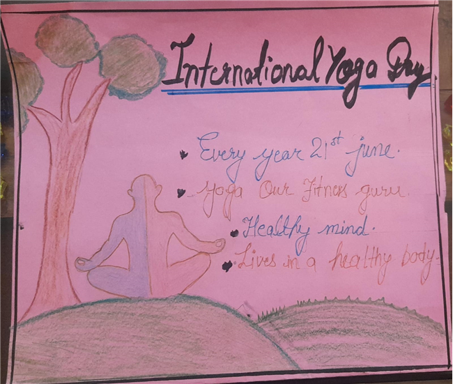 *International Yoga Day Celebration at Little Flower Convent School*