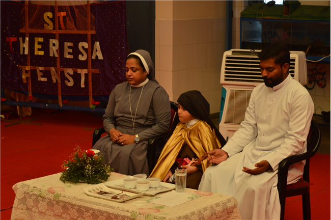 Little Flower Kindergarten's St. Theresa feast day celebration and award ceremony for 2024-25