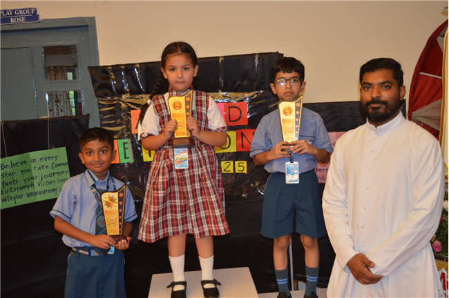 Little Flower Kindergarten's St. Theresa feast day celebration and award ceremony for 2024-25