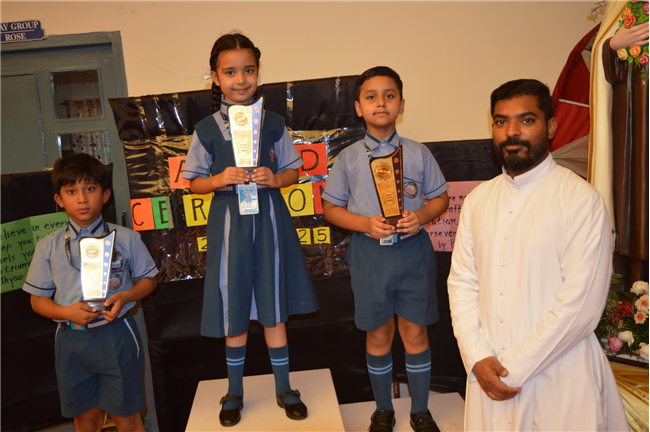Little Flower Kindergarten's St. Theresa feast day celebration and award ceremony for 2024-25