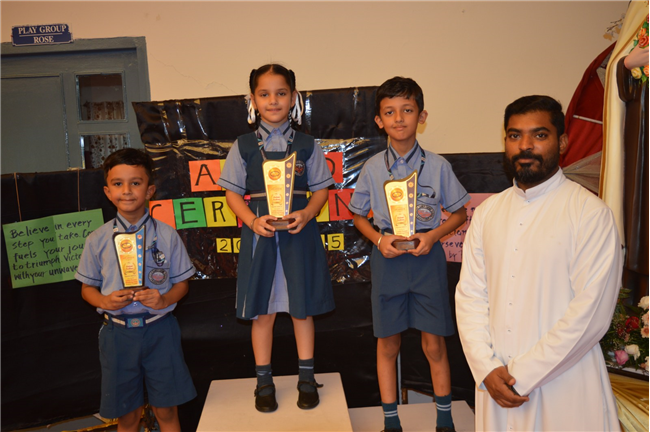 Little Flower Kindergarten's St. Theresa feast day celebration and award ceremony for 2024-25