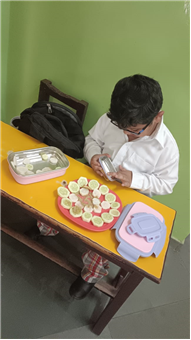 Salad  decoration competition Lkg - A B C