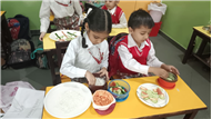 Salad  decoration competition Lkg - A B C