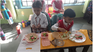 Salad  decoration competition Lkg - A B C
