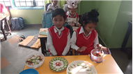 Salad  decoration competition Lkg - A B C