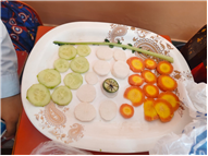 Salad  decoration competition Lkg - A B C