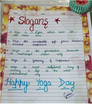 *International Yoga Day Celebration at Little Flower Convent School*