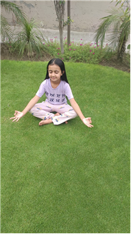 *International Yoga Day Celebration at Little Flower Convent School*