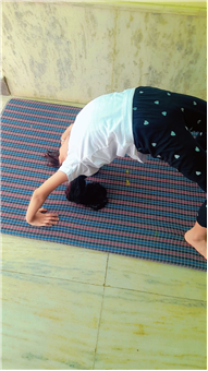 *International Yoga Day Celebration at Little Flower Convent School*
