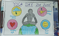 *International Yoga Day Celebration at Little Flower Convent School*