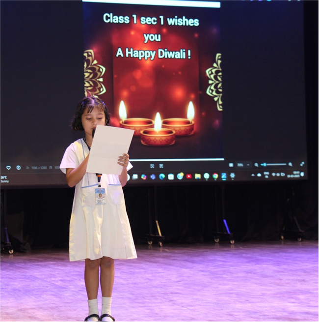 Special assembly on Diwali