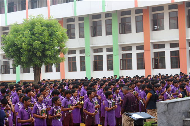SCHOOL EXTENDS WARM WELCOME TO NEW TREASURER FR. ANIL LAKRA