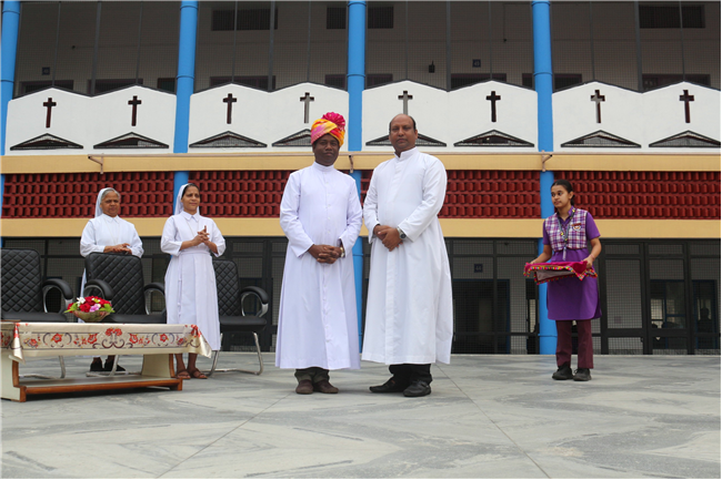 SCHOOL EXTENDS WARM WELCOME TO NEW TREASURER FR. ANIL LAKRA