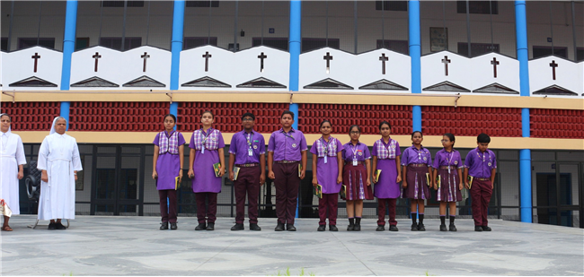 SCHOOL EXTENDS WARM WELCOME TO NEW TREASURER FR. ANIL LAKRA
