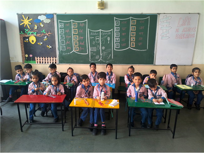 CANDLE DECORATION COMPETITION FOR CLASS L.K.G