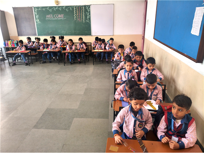 CANDLE DECORATION COMPETITION FOR CLASS L.K.G
