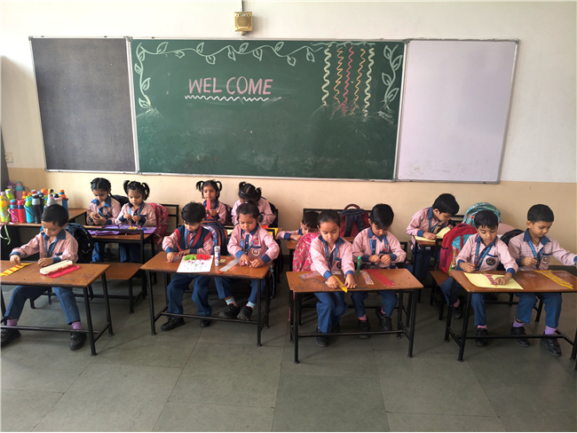 CANDLE DECORATION COMPETITION FOR CLASS L.K.G