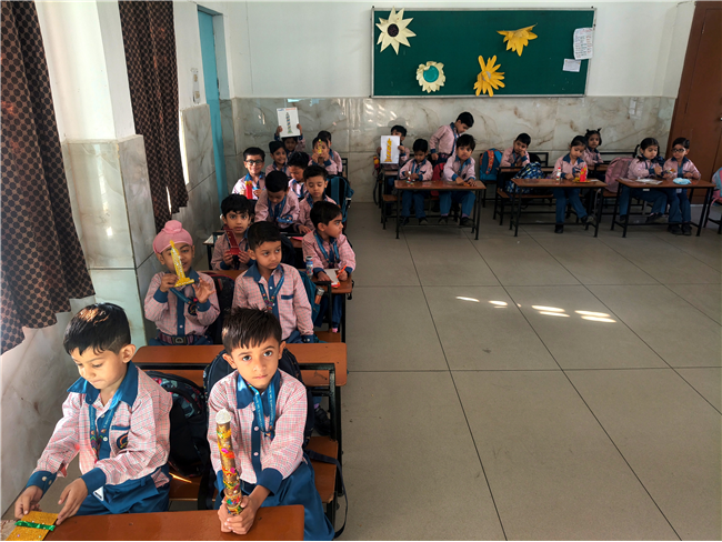 CANDLE DECORATION COMPETITION FOR CLASS L.K.G