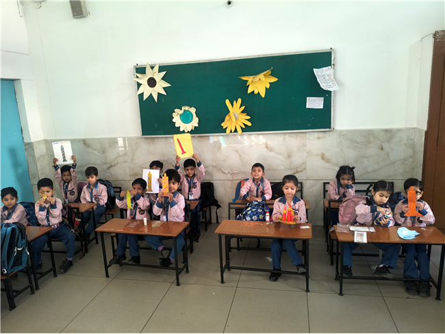 CANDLE DECORATION COMPETITION FOR CLASS L.K.G