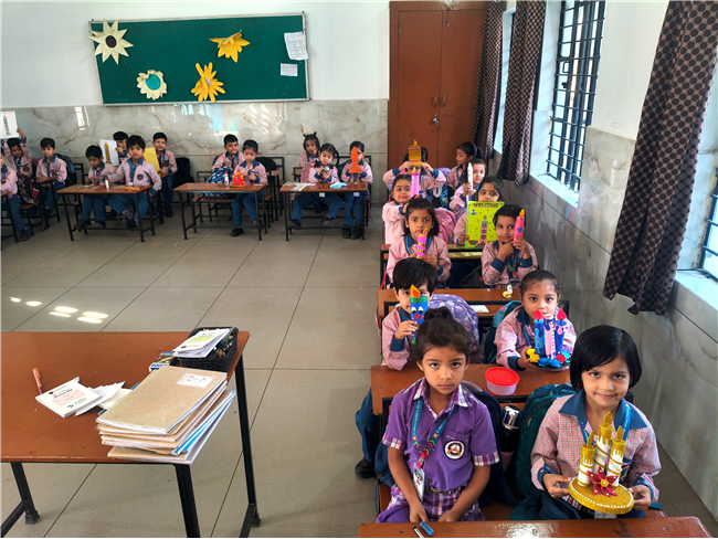 CANDLE DECORATION COMPETITION FOR CLASS L.K.G