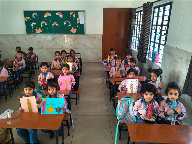 CANDLE DECORATION COMPETITION FOR CLASS L.K.G