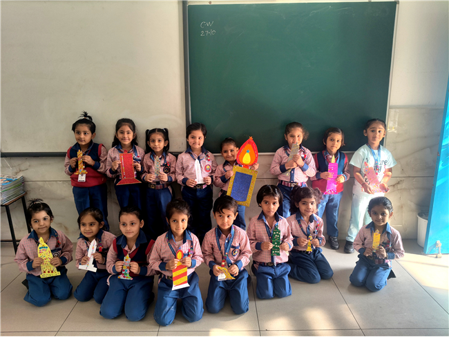 CANDLE DECORATION COMPETITION FOR CLASS L.K.G