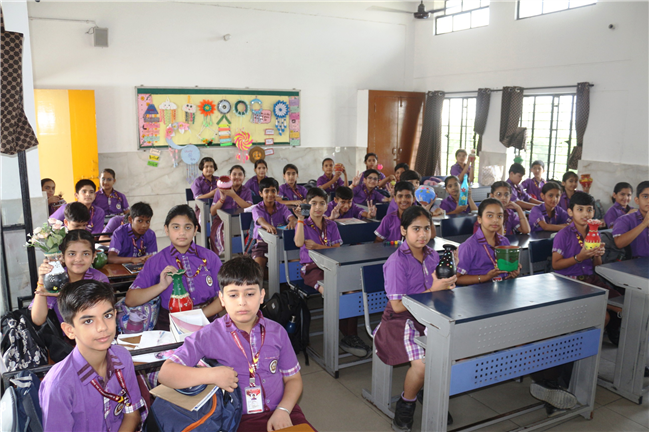 POT DECORATION COMPETITION OF CLASS V