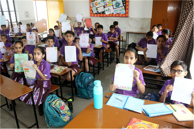 NATIONAL ANTHEM WRITING ACTIVITY OF CLASS IV